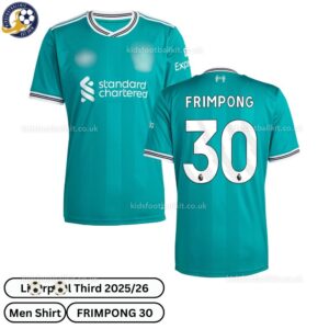 Lvr^_^pooI FRIMPONG 30 Third 25 26 Men Football Shirt- overview